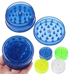 40mm Plastic Tobacco Herb Grinder Smoking Household Accessories Grinder 3 Layer Round Shape Hand Spice Crusher Smoke Accesoires