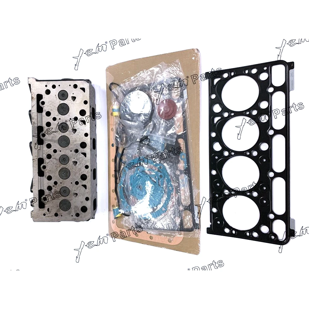 

Made in China V2003 Complete Cylinder Head + Full Gasket Set For Kubota For Bobcat 773 337 T190