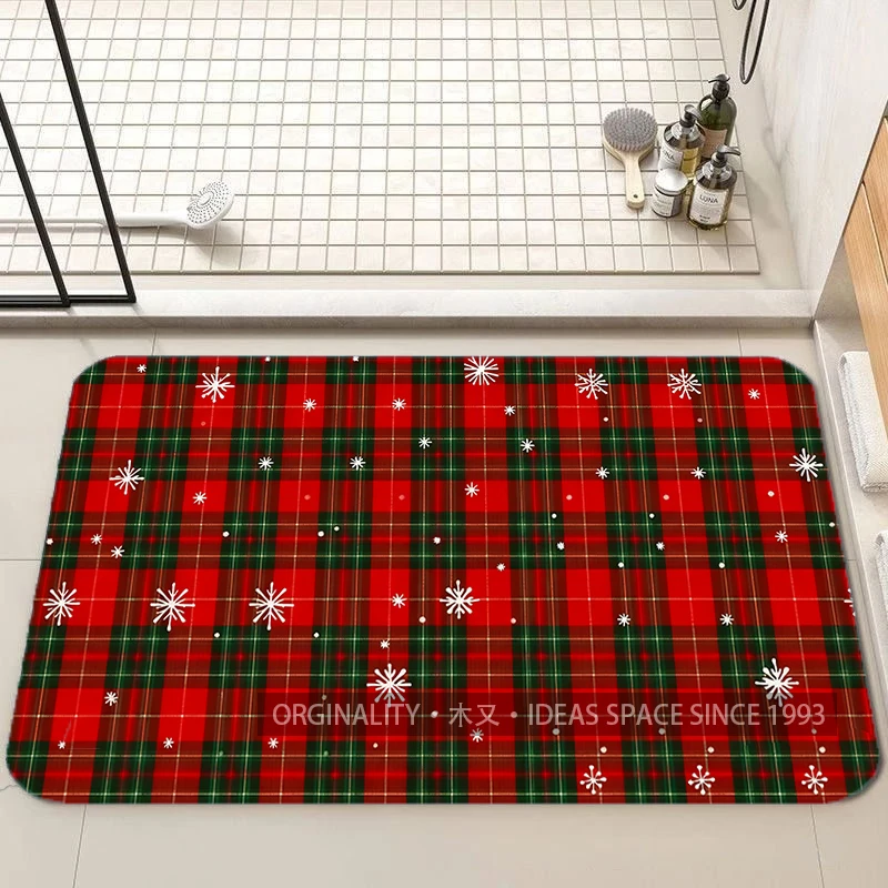 شجرة عيد الميلاد نمط حصيرة غرفة المعيشة الديكور المنزل أريكة عدم الانزلاق السجاد دراسة غرفة نوم حصير الأطفال لينة الكلمة حصيرة