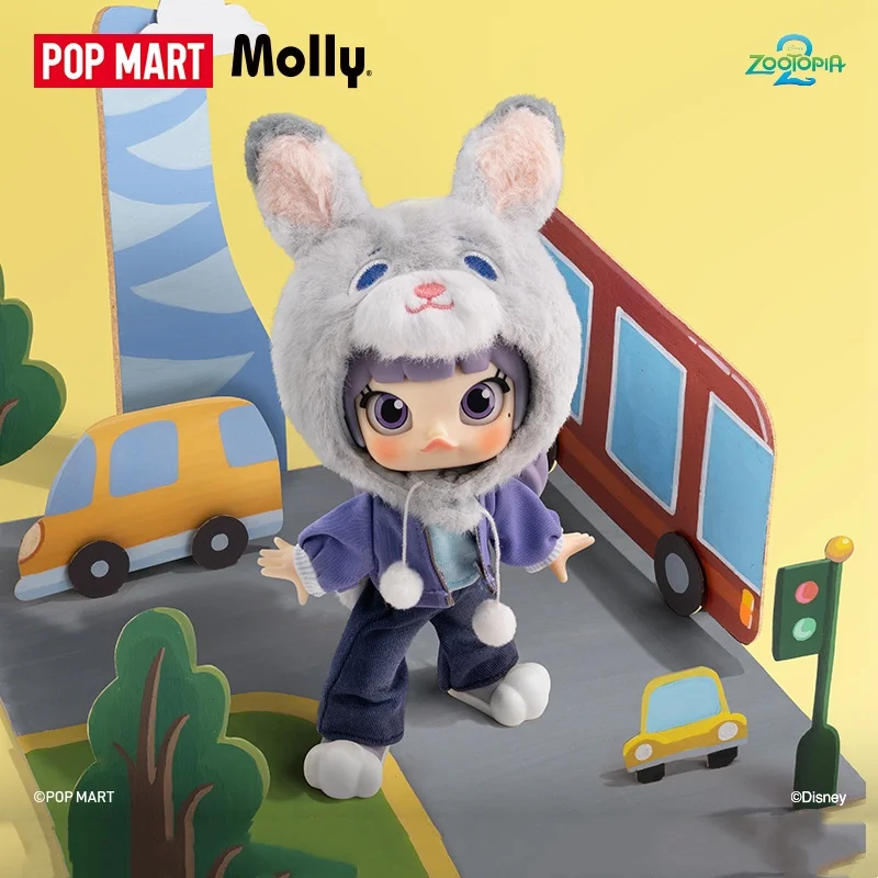 

POPMART MOLLY ZOOTOPIA 2 Series 1/12 Blind Box Toys Kawaii Anime Action Figure Surprise Mystery Box Dolls Gift
