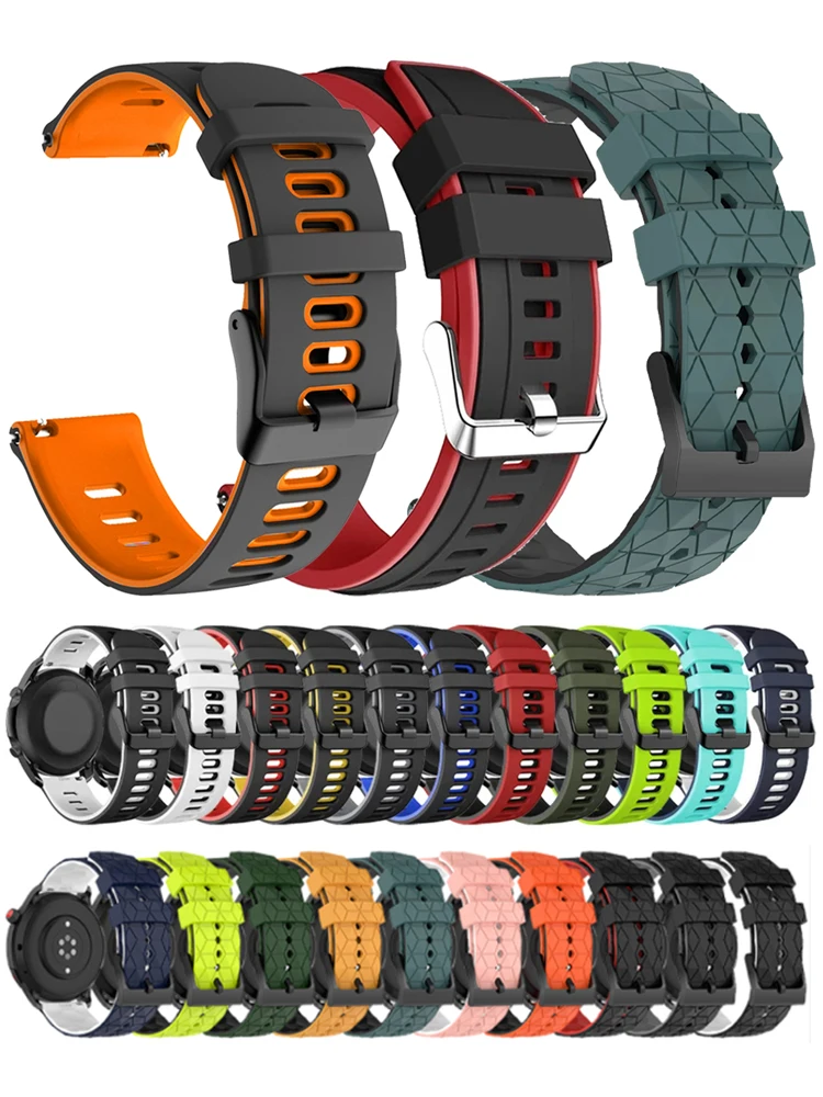 Siliconen 22 20 mm horlogeband voor HUAWEI HORLOGE GT 4 Pro 46 mm band GT 3 SE 2 42 mm HONOR Magic Watch4 GS 3 Pro vervangende armband - afbeelding 2