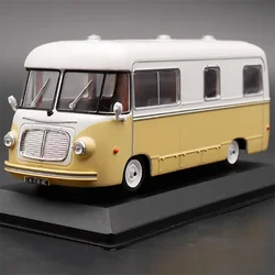 Diecast 1:43 Scale Ixo Heuliez 1400KG 1953 RV camping Vehicle Alloy Vehicle Model Finished Simulation Collection Gift Toys