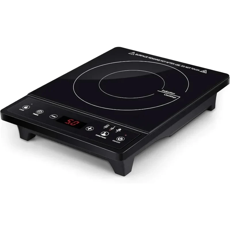 Portable Induction Cooker Countertop Burner Induction Cooker with Timer and Sensor Touch