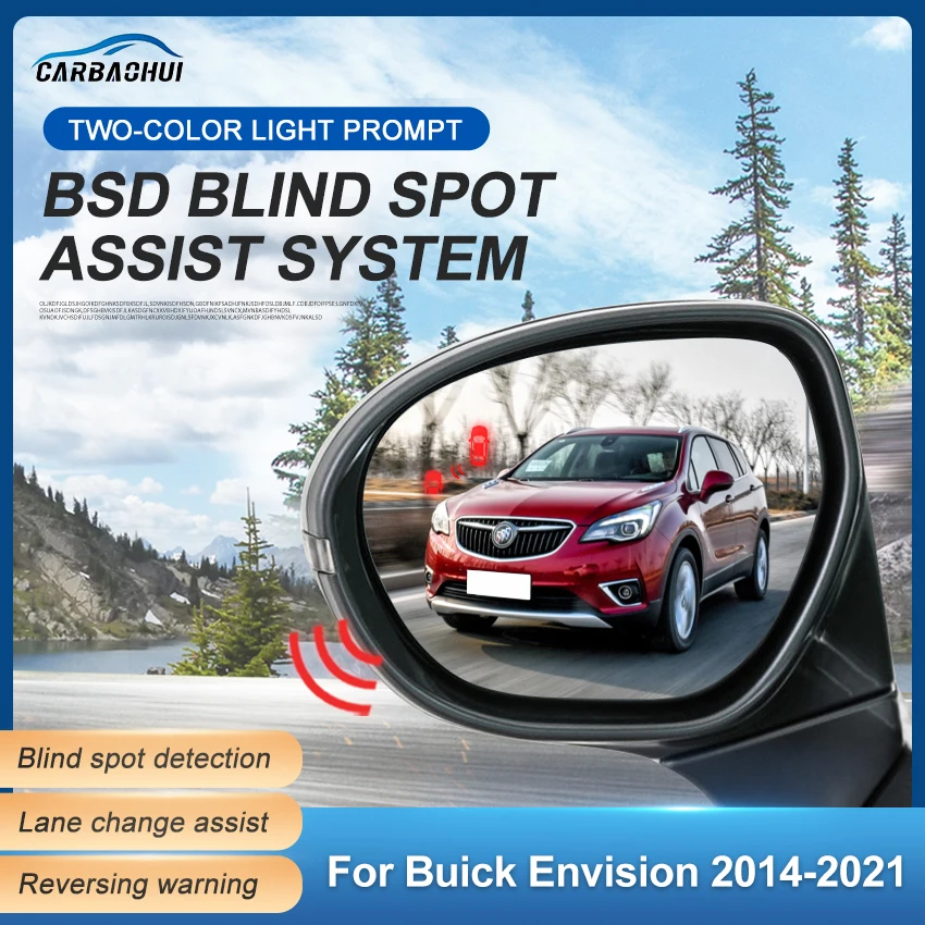 Car Rear Mirror Blind Spot Monitoring System BSD BSA BSM Radar Parking Sensor Assist Lane Changing For Buick Envision 2014-2021