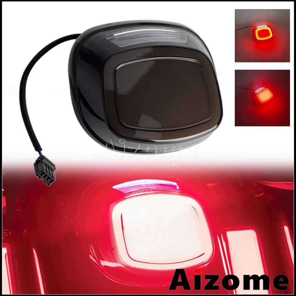 Motorcycle LED Brake Tail Lights For Harley Touring Road King Electra Glide Street Glide Ultra Limited Smoke Rear Lamp 1999-2020