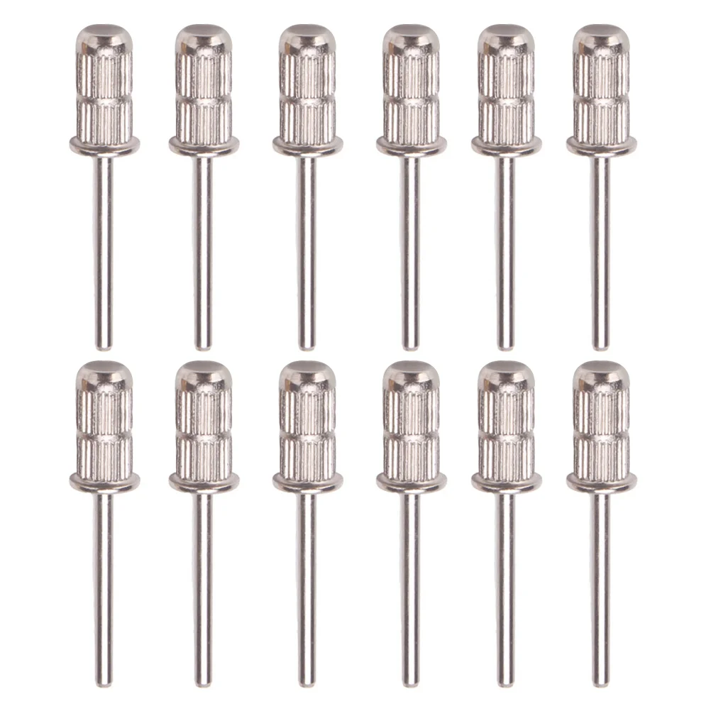 

12 Pcs Nail Sand Ring Bearing Grinding Head Manicure Drill Bits New Polishing Machine Tool Electric Headset