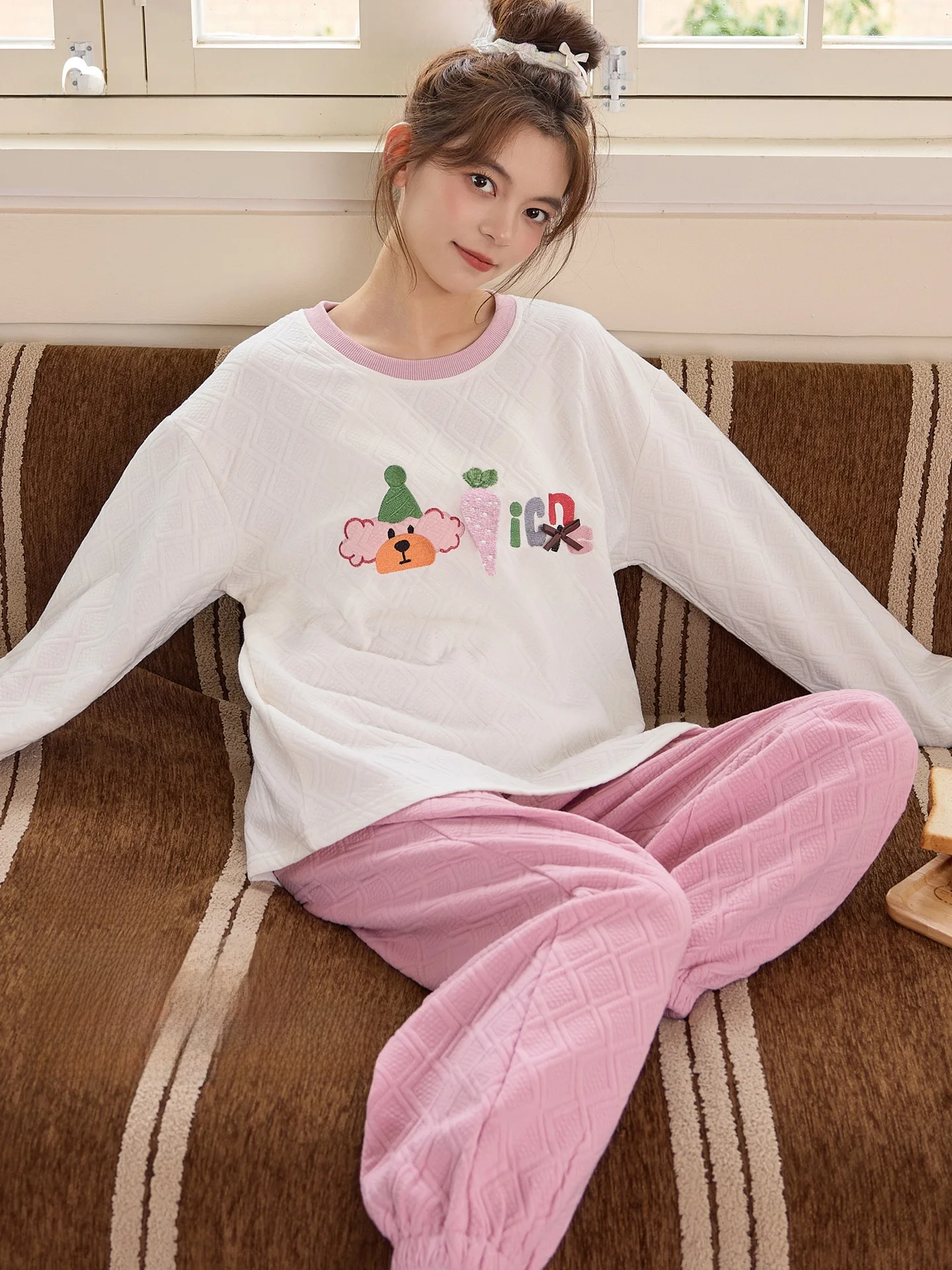 pyjama-en-coton-epais-a-manches-longues-pour-femme-vetements-d'interieur-d'hiver-ensemble-d'interieur-chaud-nouvelle-collection-city-beauty-automne-2025