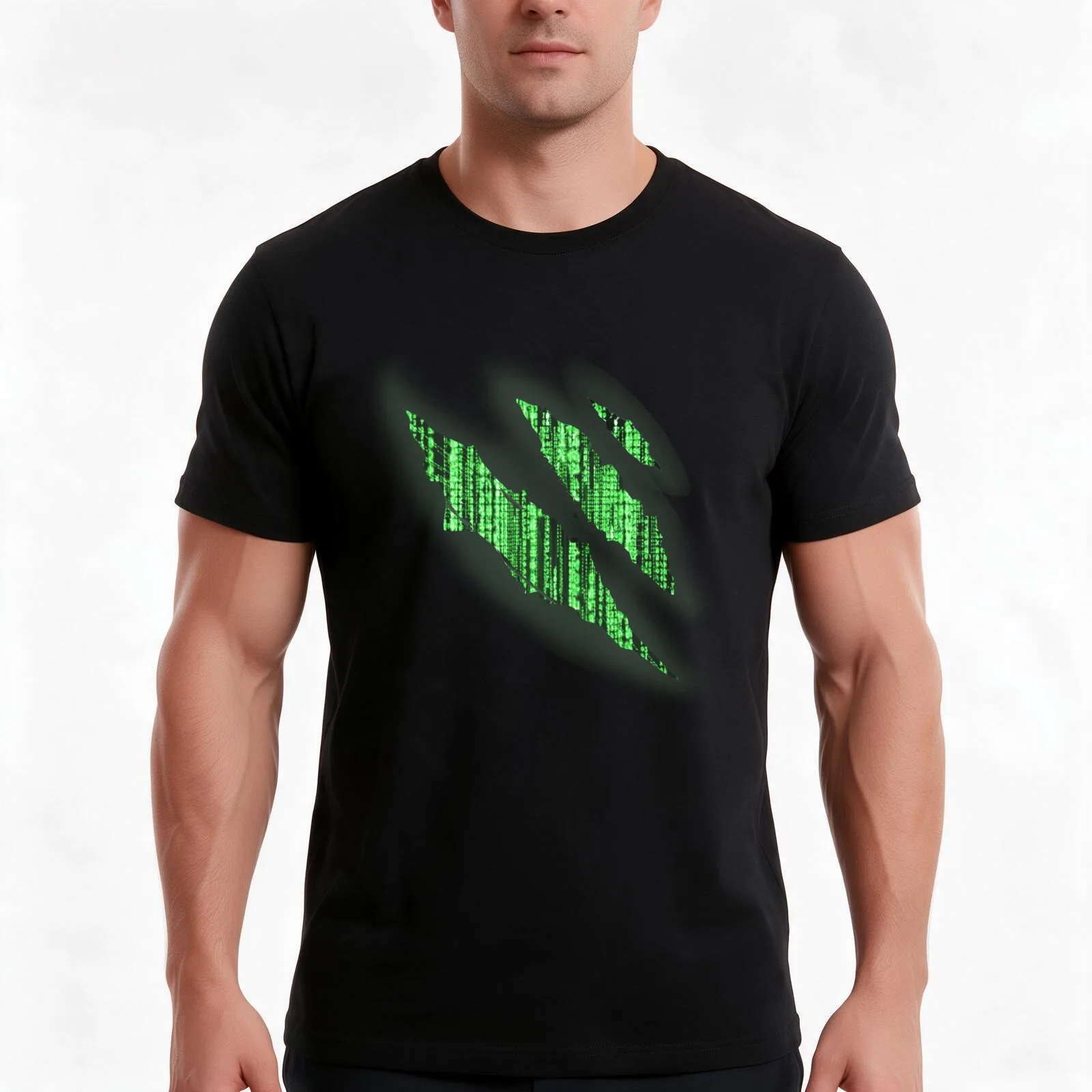 i bleed the matrix T-Shirt Summer Casual Cotton Tee Oversized Streetwear Tops Vintage Graphic Print Loose Fit Short Sleeve