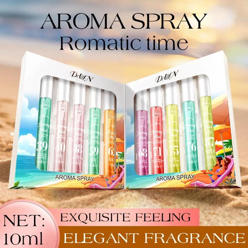 

DWN Leisurely Fragrance Aroma Spray 10ml Long-lasting Woody Floral And Fruity Fragrance Portable Summer Beach Tropical Fragrance