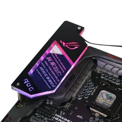 ATX IO ARGB Lighting Panel DIY AURA SYNC 5V ROG MOBO Lightboard,Customized Motherboard Decorative Plate PC Gamer Modding