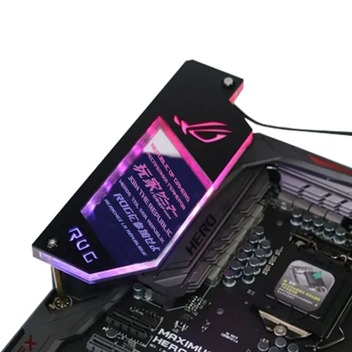 Imagen 1 del producto Panel de iluminación ATX IO ARGB DIY AURA SYNC 5V ROG MOBO Lightboard, placa base personalizada placa decorativa PC Gamer Modding