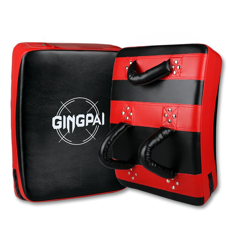 50*38*12cm Big Round Boxing Pad TKD Kick MMA Punch Shield Foot Pads Karate target Muay Thai Focus Punching Pad