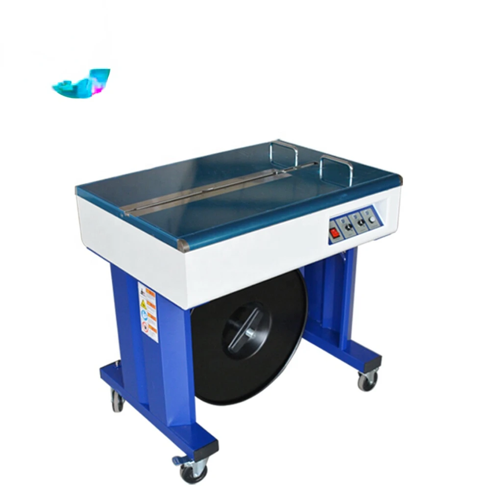 PP Strip Accumulator Semi-Automatic Carton Box Binding  Hydraulic Book PP Strapping Machine