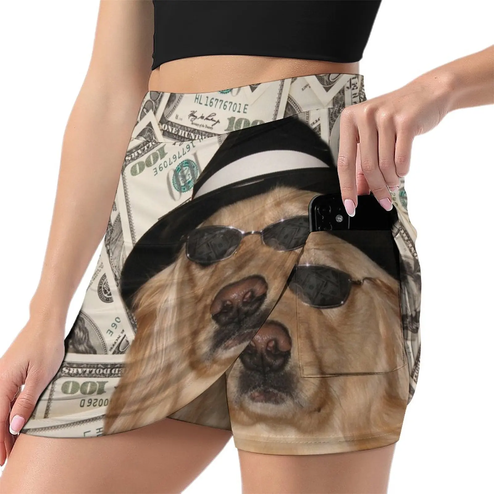 Rich Dog, Doggo #3 Mini Skirt Woman clothing Women skirts womens clothing