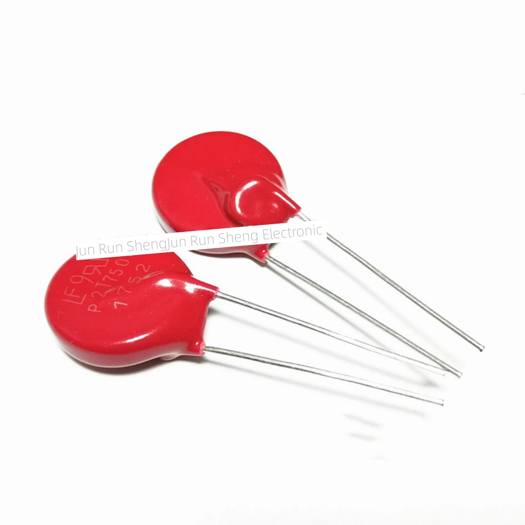 1/10/20PCS Original TMOV20RP750EX2855 P2T750E Red Varistor THERM PROTECT 1.2kV 10kA 20MM Rheostat AC750 DC970 150pF TMOV20RP750E