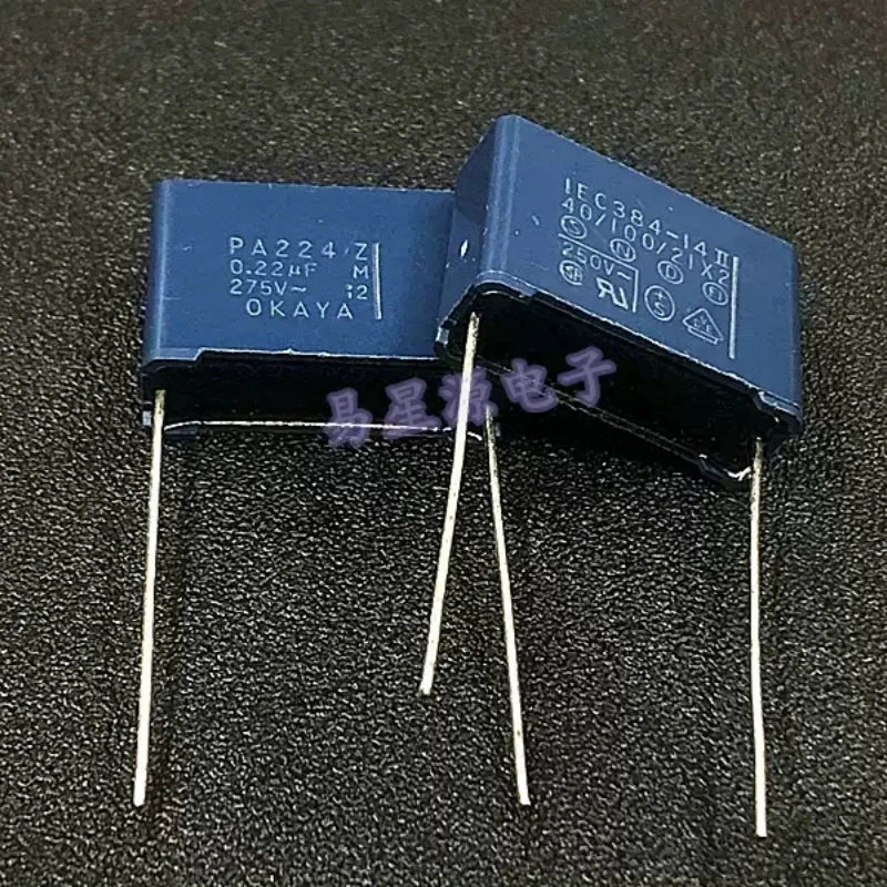 10pcs-0.22UF 275VAC Okaya OKAYA 275VAC224 220NF 250V PA224 safety capacitor