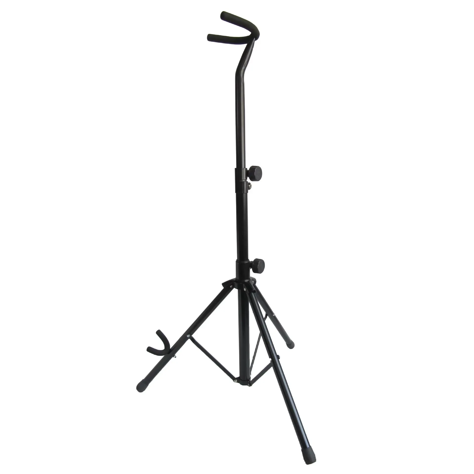 Metal Bass Saxophone Stand Foldable Display Bracket Wind Instrument Accessories