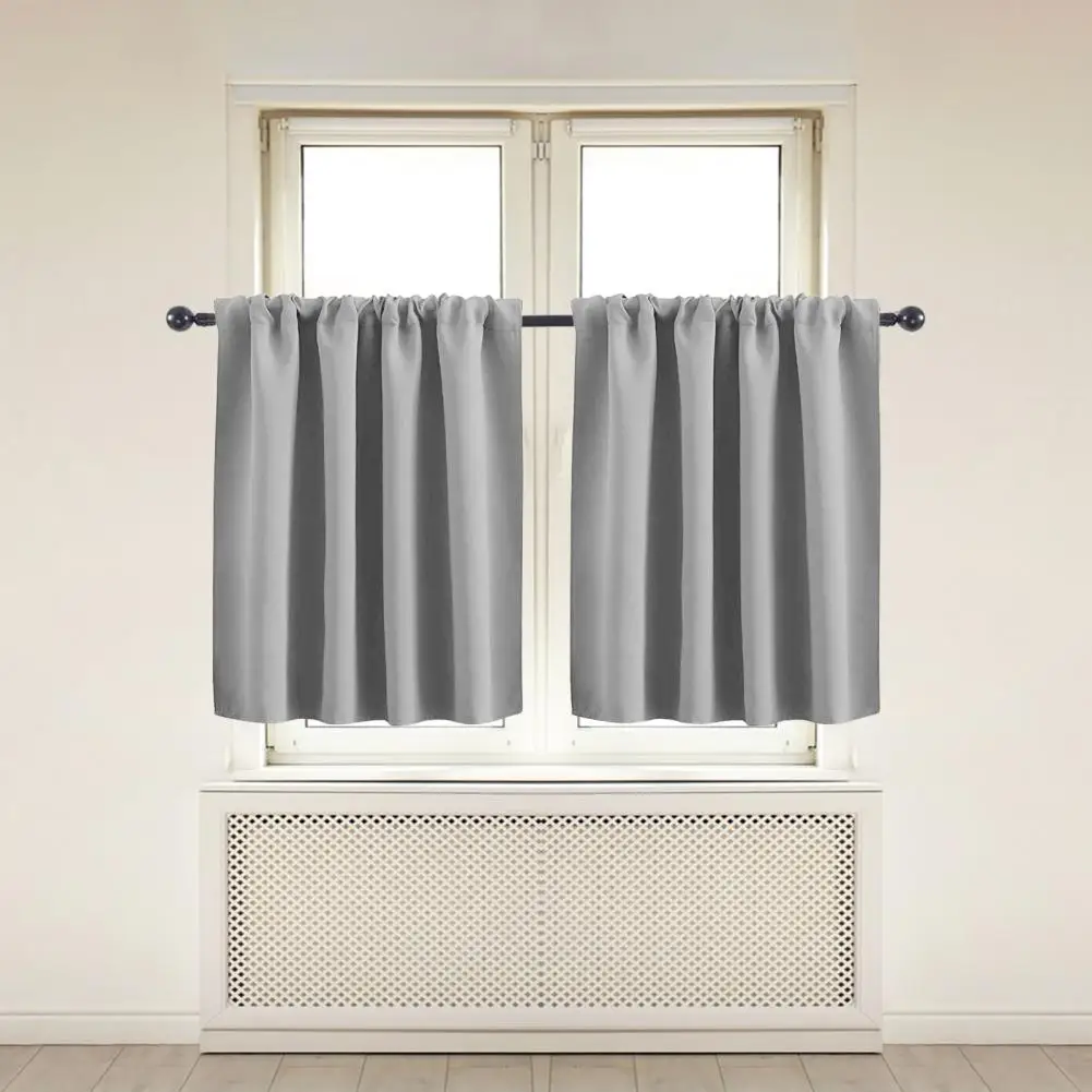 

Small Blackout Curtains High Precision Blackout Curtains for Bathroom Kitchen Small Window Coverings for Privacy Temperature