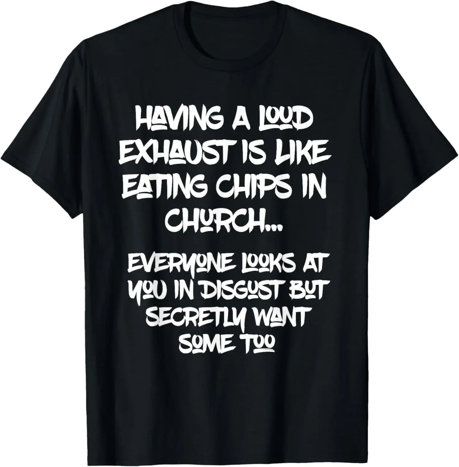 

Loud Exhaust Engine Funny Graphic Logo T-Shirt
