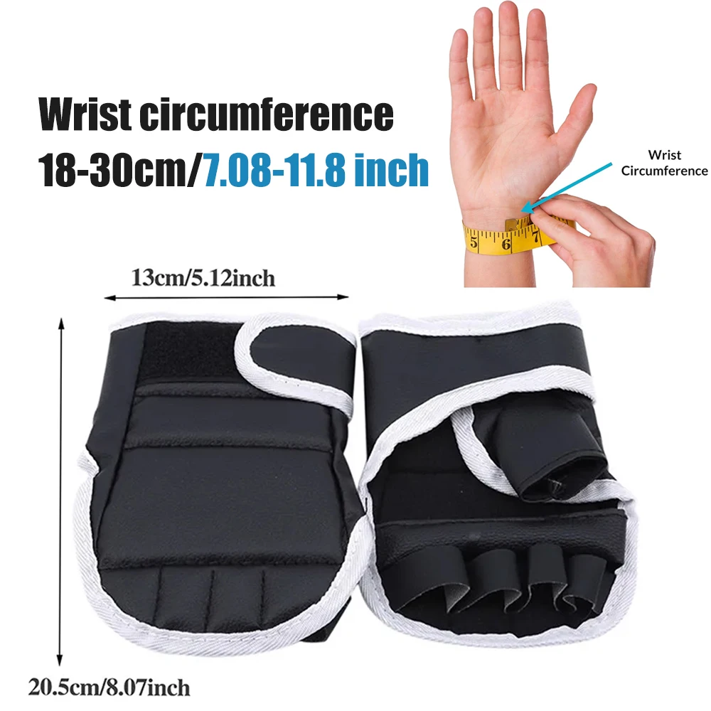 ถุงมือครึ่งนิ้ว RGGMQQ MMA - สายรัดข้อมือปรับได้สำหรับการชกมวย, มวยไทย, การฝึกซ้อมแบบกราปปิ้ง และการฝึกซ้อมกับกระสอบทราย (สำหรับทุกเพศ)