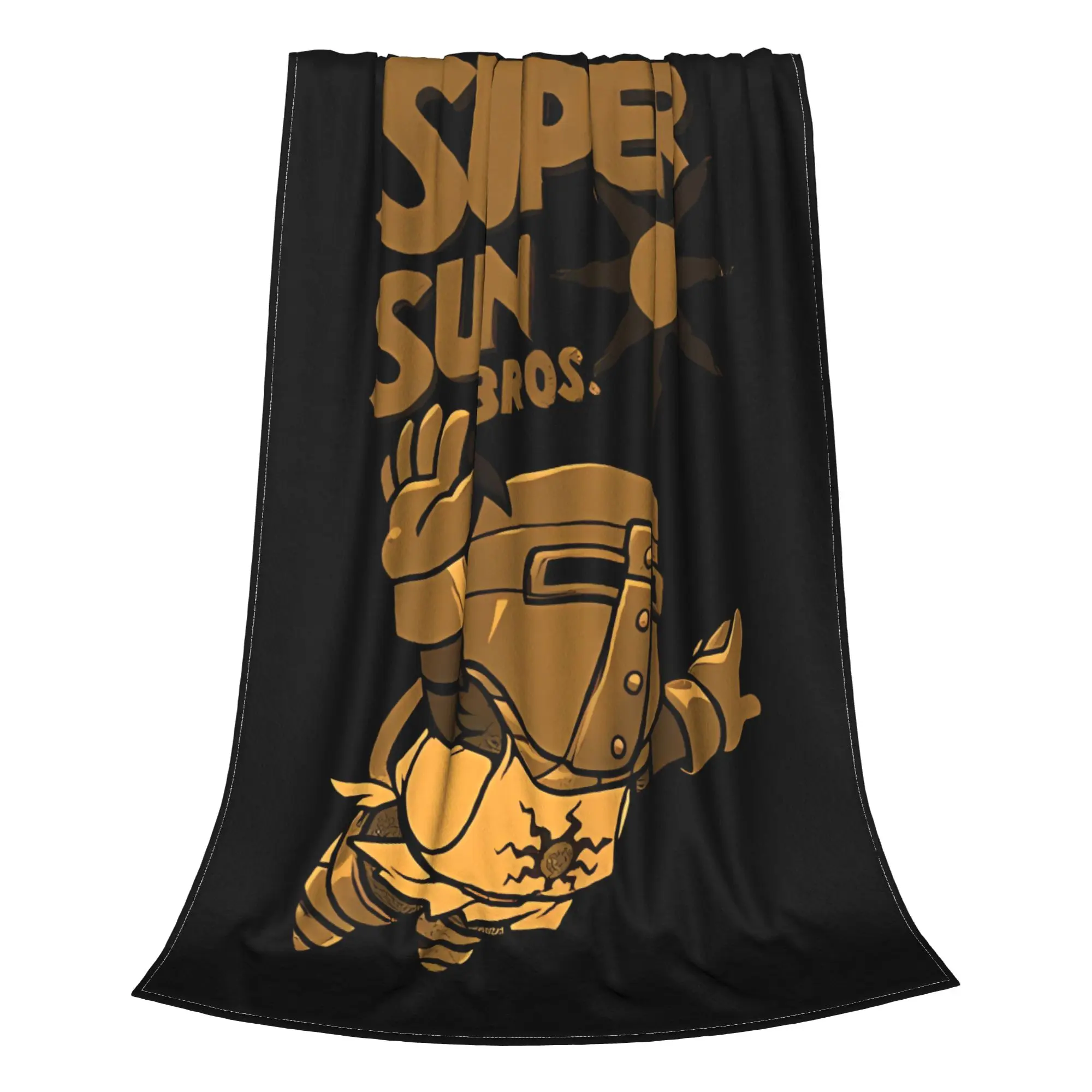 1PC Home Cutecore Popular Super Sun Bros  Pen DDark Souls Blanket Super Cosy Plush Home Living Room Sofa Halloween
