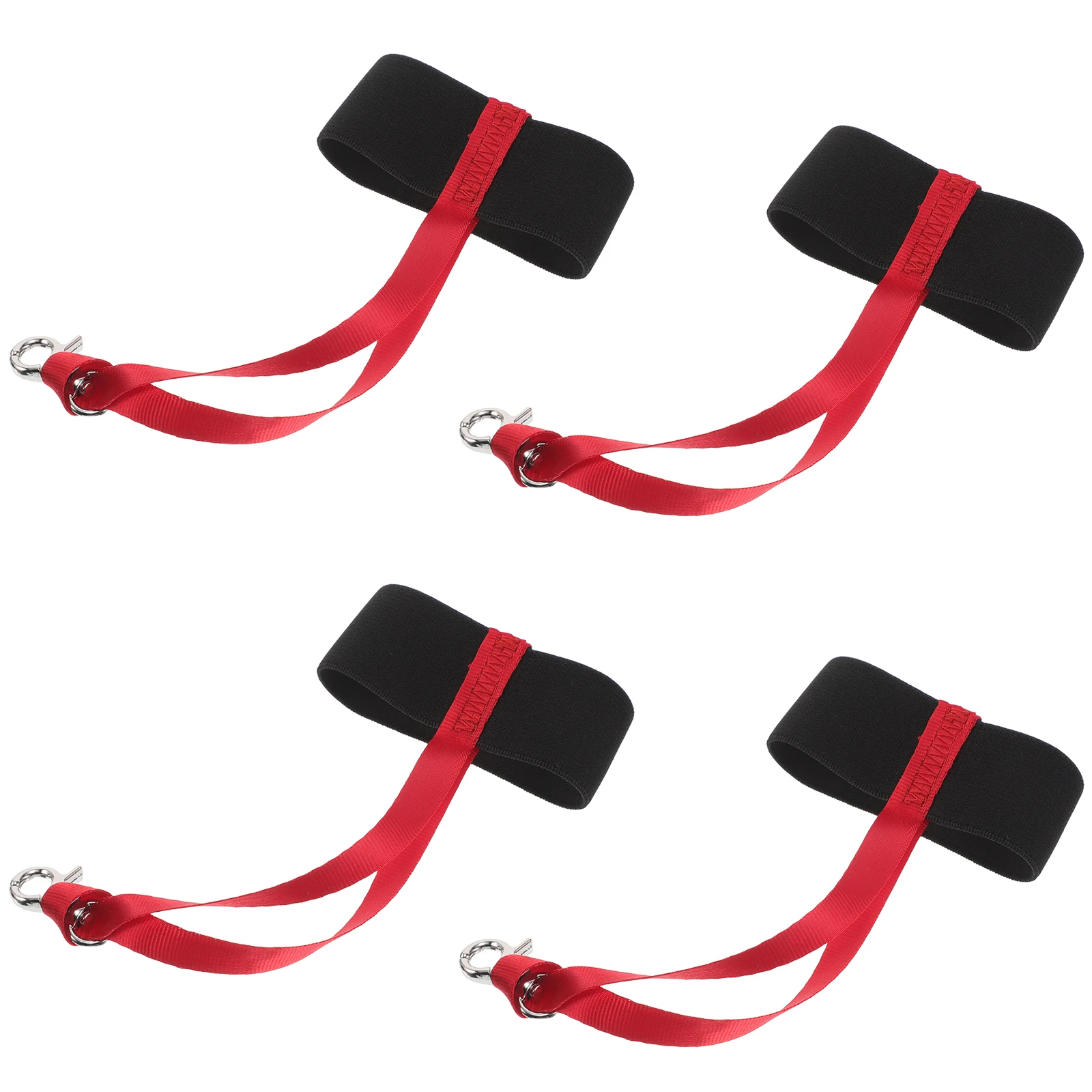 4pcs 스키 장갑 끈 탄성 손목 스트랩 끈 장갑 가죽 끈 내구성 소재 스노우 보드 스케이트 액세서리 Mitten Keeper Hand