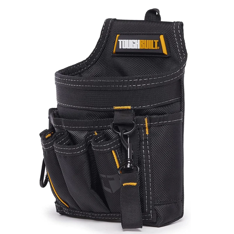 TOUGHBUILT TB-229 Electrician Pouch Polyester Wear Resistant Tool Storage Portable With Soft Padded Waist Belt ToolBag