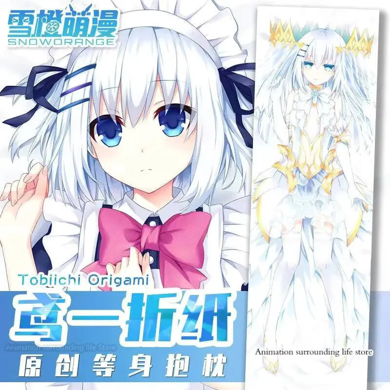 

Date A Live Nightmare Dakimakura Tobiichi Origami Otaku Pillowcase Customize Anime Pillow Case Peachskin 2Way Fabric nime