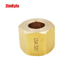CGA320 or W21.8 Screw Nut for SodaStream Sparking Water Soda Maker External Hose Adapter