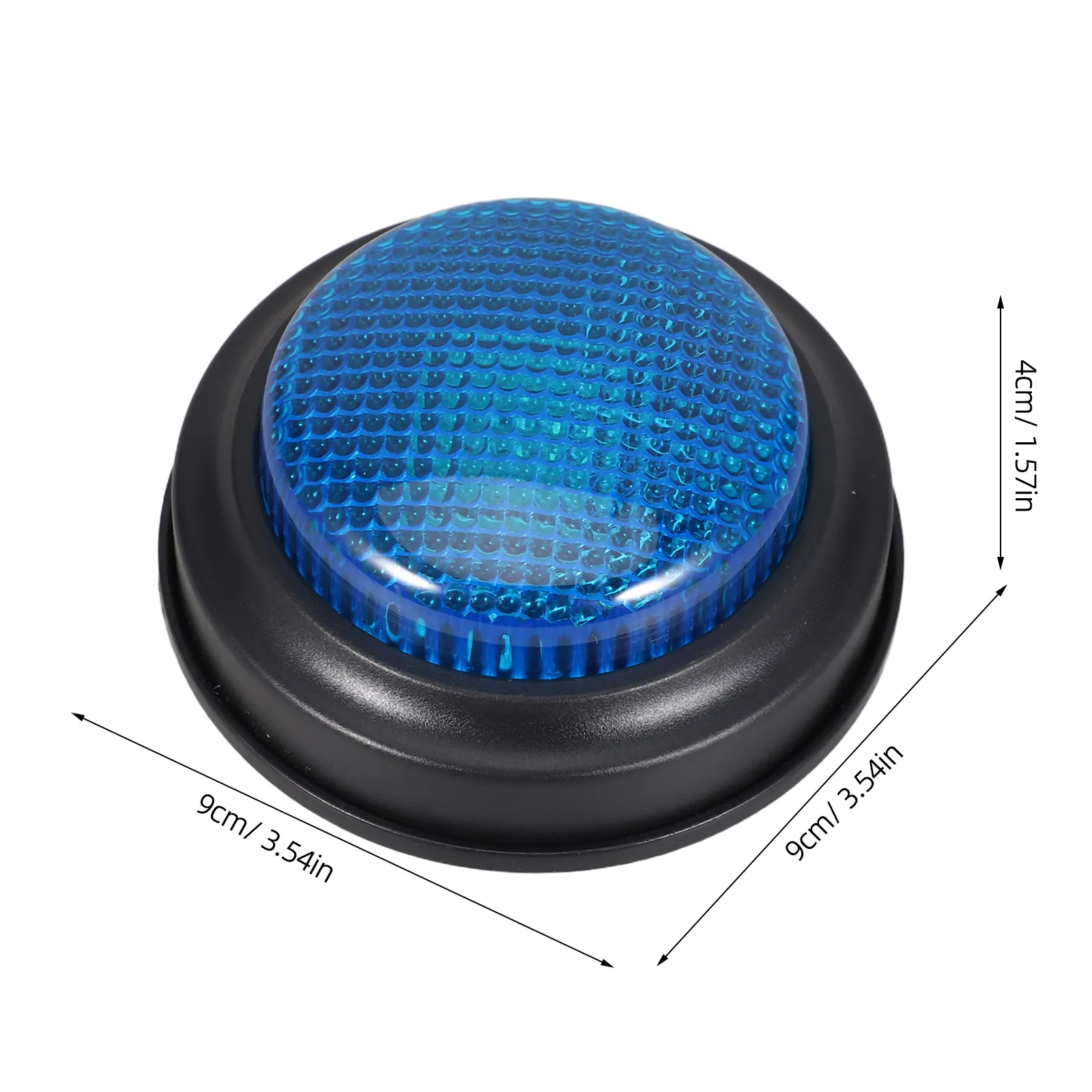 Sound Button with Light Effect Press-Activated Party Prank Prop for Games Weddings Offices Tailgating Festivals Voice Button