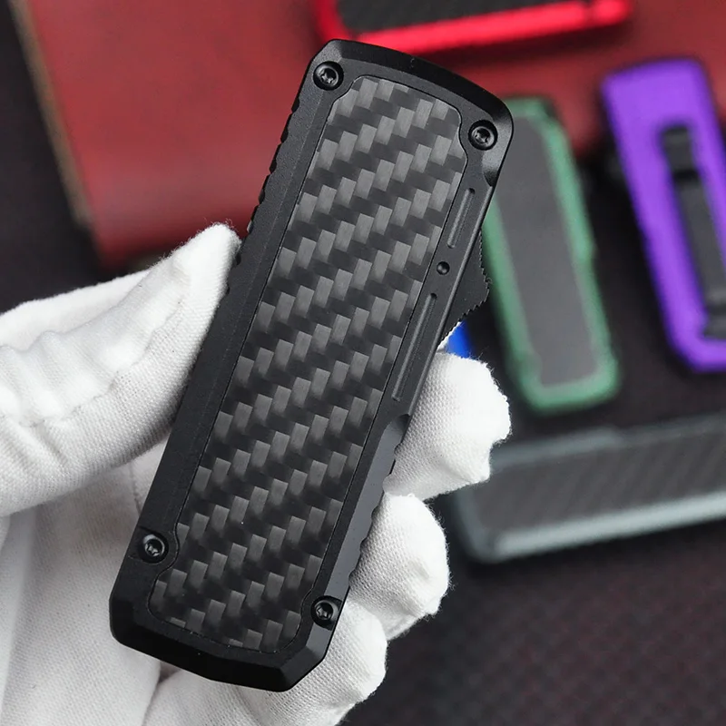

Carbon Fiber OTF TECH Utility Knife SK5 Replaceable Blades Cutting Tool Paper Cutter Tactical Gear Legal Pocketknife EDC Tools