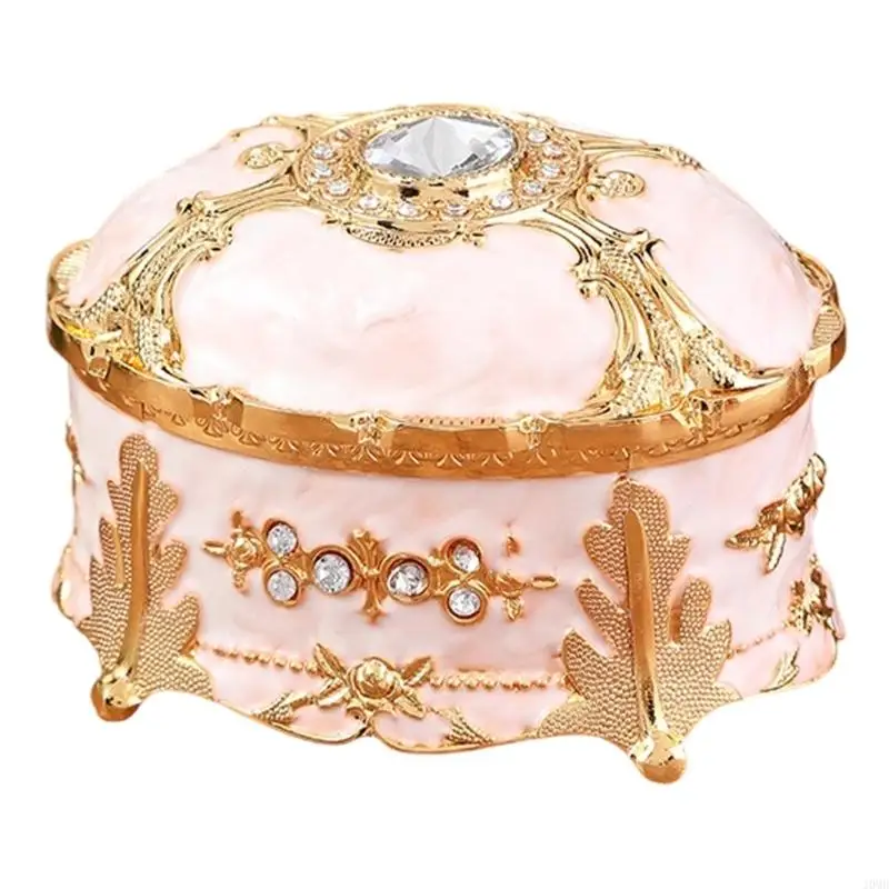 Retro Metal Jewelry Organizers With Rhinestones For Bracelets Earrings Collection JOMD