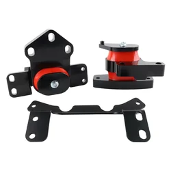 Black Red Replacement Engine MotorTransmission Mount Kit For15-19 Audi A3 S3 VW Golf GTI MK7 1.8T 2.0T