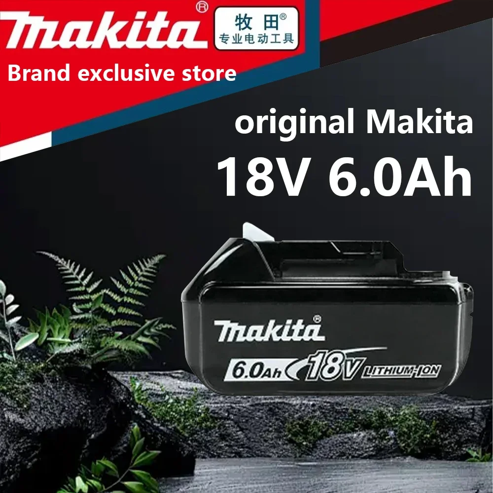 

Makita Battery, for Makita 18V 6.0Ah Power tool DDF487 DGA404 DTW700 DHP487 DTD173 BL1850 BL1860 Lithium-Ion battery Replacement