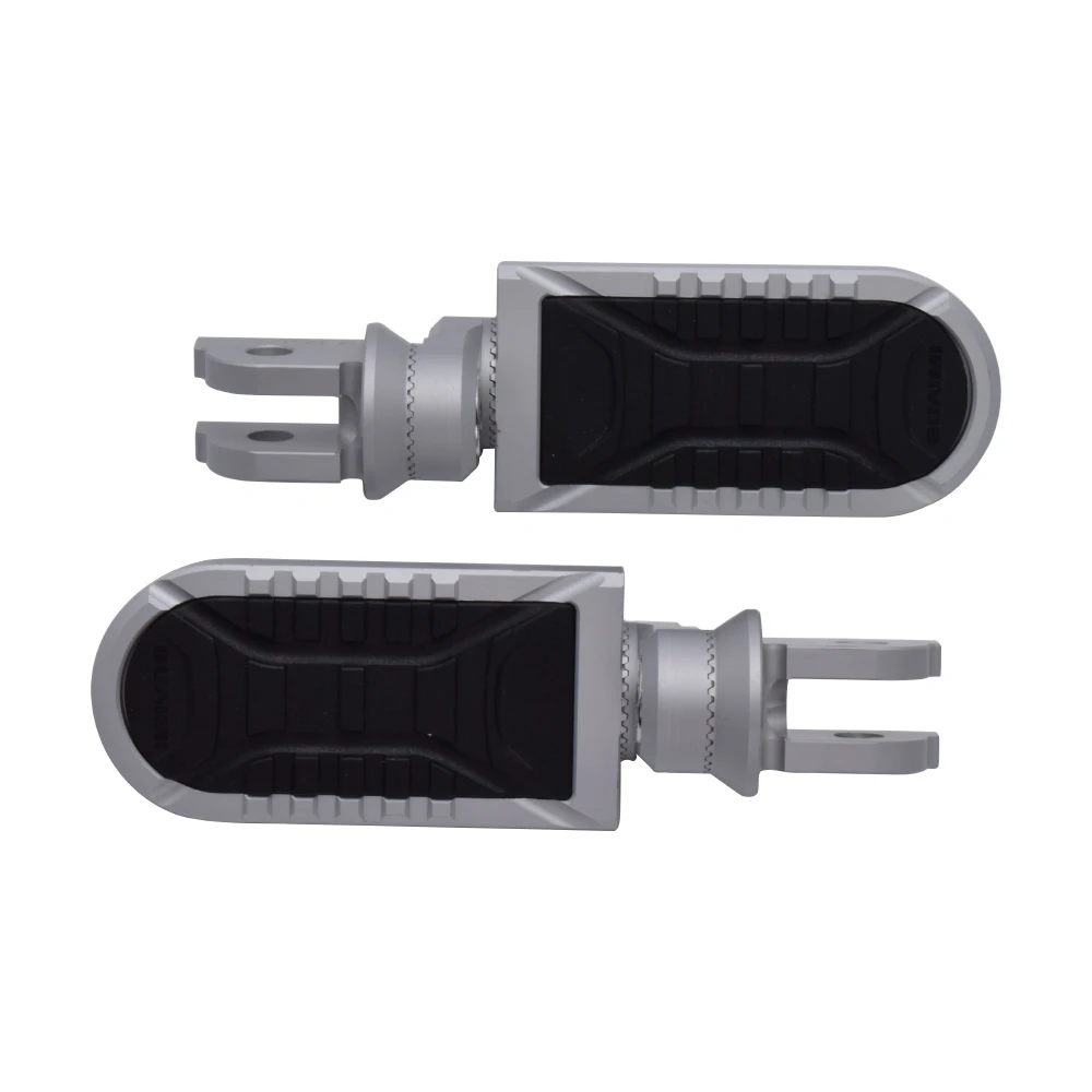 For BMW R 1200 1250 R / RS, S1000XR 2015 2016 2017 2018 2019 NINET URBAN GS 2017 to 2021 Motorcycle Footrest Silver Rotatable Rider Foot Pegs Front pedal