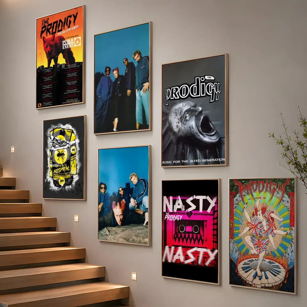 Affiche de groupe The P-Prodigy, décoration murale moderne HD à coller et à décoller, pour chambre à coucher, salon, dortoir, bureau, cuisine, salle de bain
