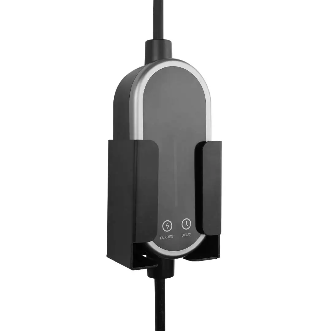 Afbeelding 5: Houder voor EV-oplader, wandgemonteerde beugelset, compatibel met SAE J1772 connector en J-haak