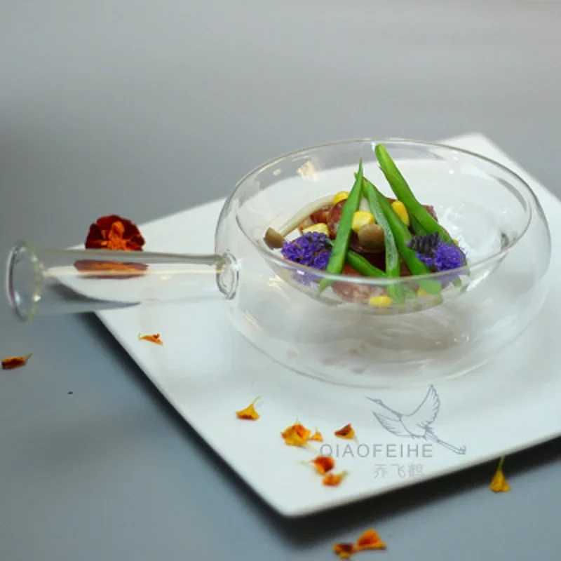 

Salad Bowls Specials Dry Ice Artistic Conception Glass Lead-fre Cooking Hollowware Bowl Molecular Delicacies Creative Tableware
