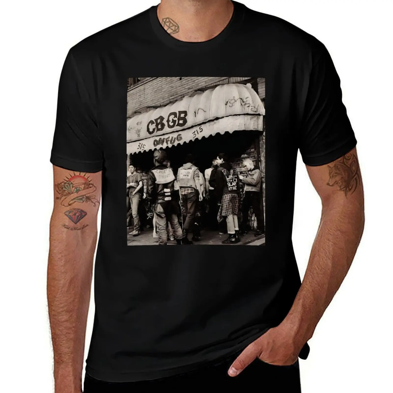 

CBGB Omfug Legend Is Here T-Shirt customs design your own vintage clothes vintage oversized mens cotton t shirts