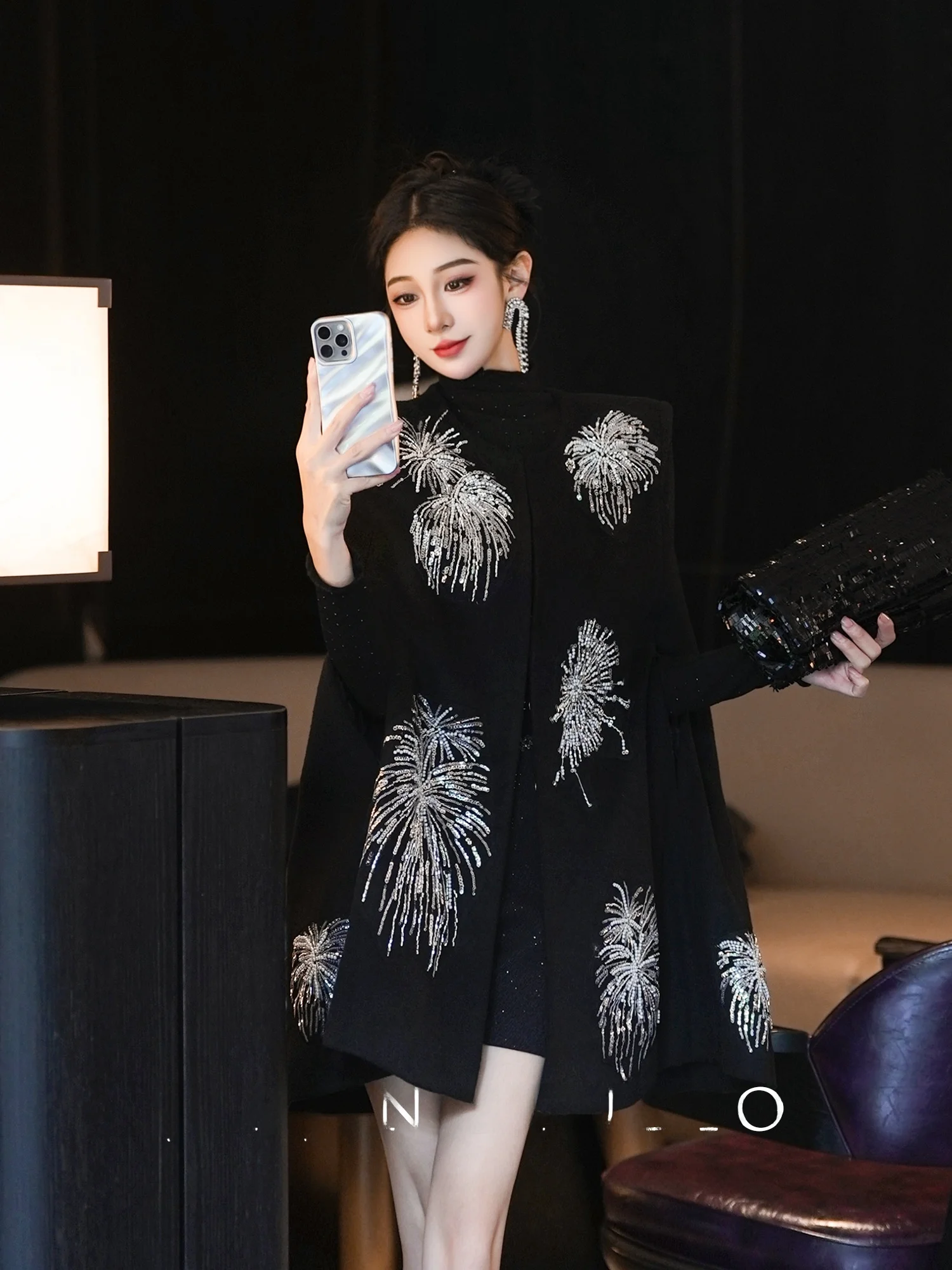 

Оригинальный хлопковый утягивающий шерстяной плащ MD, универсальное шерстяное пальто на осень и зиму, корейский Sle Commute Faion