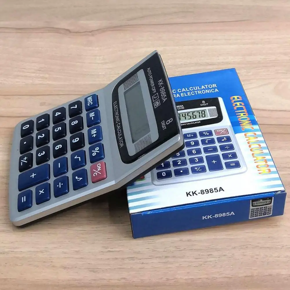 Electronic Calculator Financial Accounting Calculator Large Display Screen 8-Digit Office Supplies for Business School