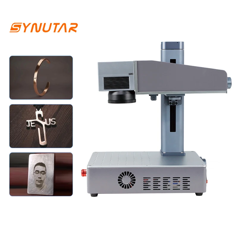 

50W Mini Desktop Fiber Laser Marking Machine for Metal Stainless Steel Brass Gold Jewelry