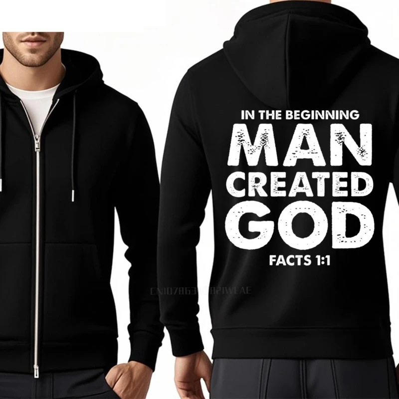Treino primavera hoodies no homem começo criado fatos de deus 11 adolescentes streetwear com zíper pulôver jaqueta moletom