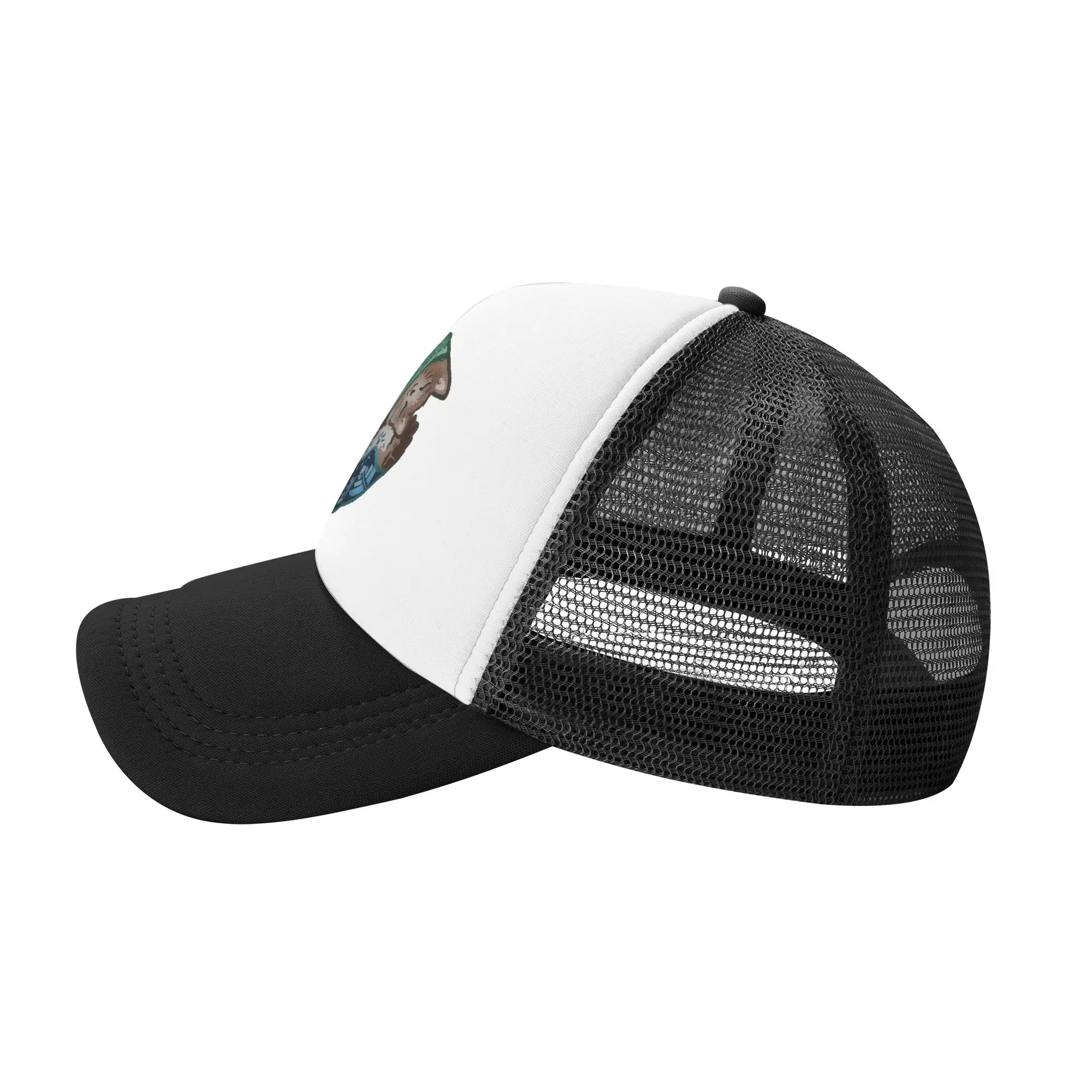 Palestine Cute Cat Mesh Baseball Caps Adult Casual Sun Hats  Hats Adjustable Summer Trucker Cap view 3