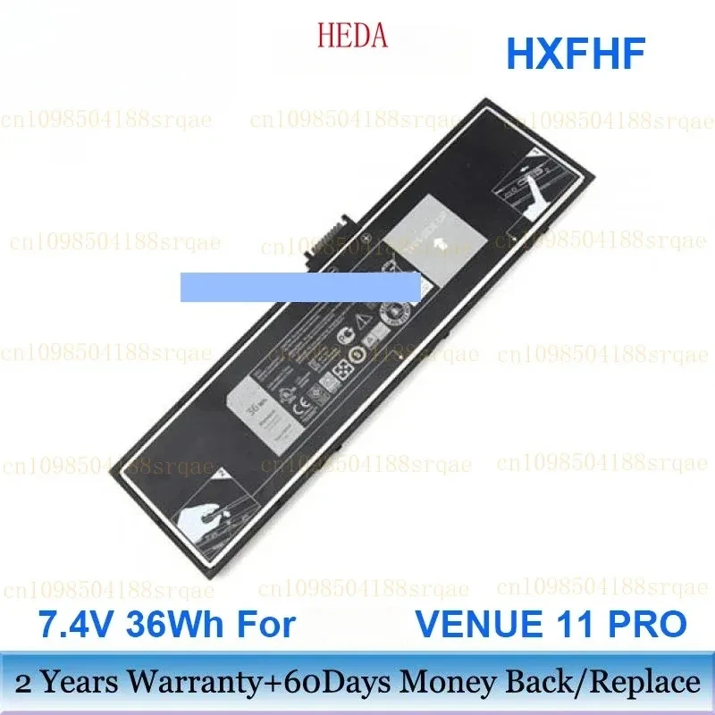 Batería 36WH HXFHF para Dell VENUE 11 PRO (7130) 11 PRO (7130) VENUE 11 Pro 7130 pro 11 T07G V11P71 V11P7130 VJF0X VT26R