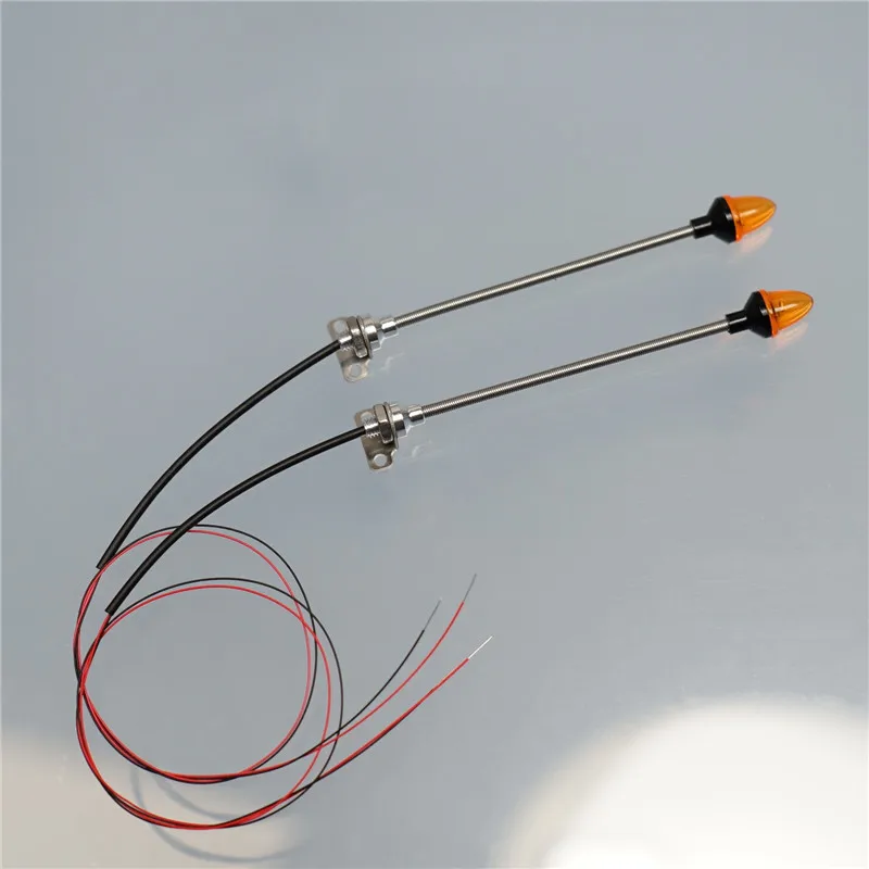 Scale Model Truck Flexible Turn Signal Indicator Light For Tamiya 1/14 RC Tractor Dump Truck Loader Excavator Semi-Trailer Parts