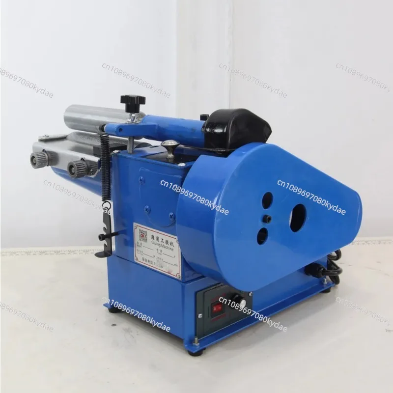 Strong gluing machine 160mm yellow rubber petrol rubber roller on plastic machine use for surface coating with glue 110/220V