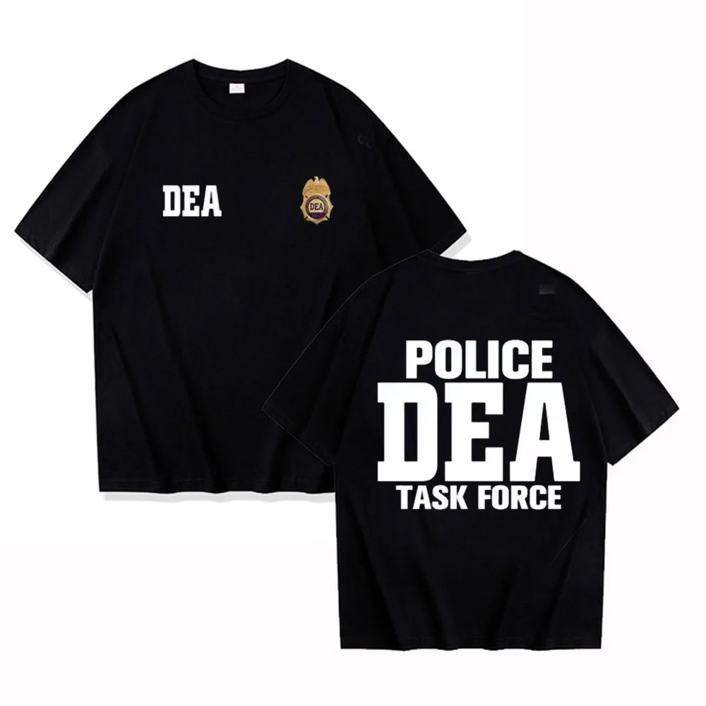 DEA US Federal Interdiction Agency T shirt Breaking Bad American Police Fan Identification Suit High Quality Cotton Short Sleeve