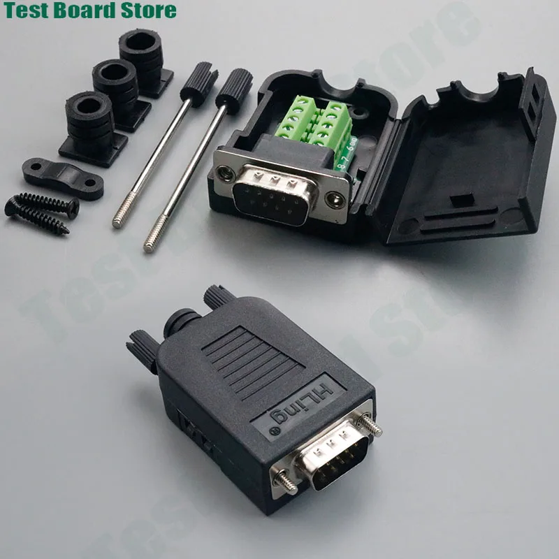 

1Pce db9 adapter rs232 DB25/DB15 male and female solderless connectors with back screw terminal adapter board