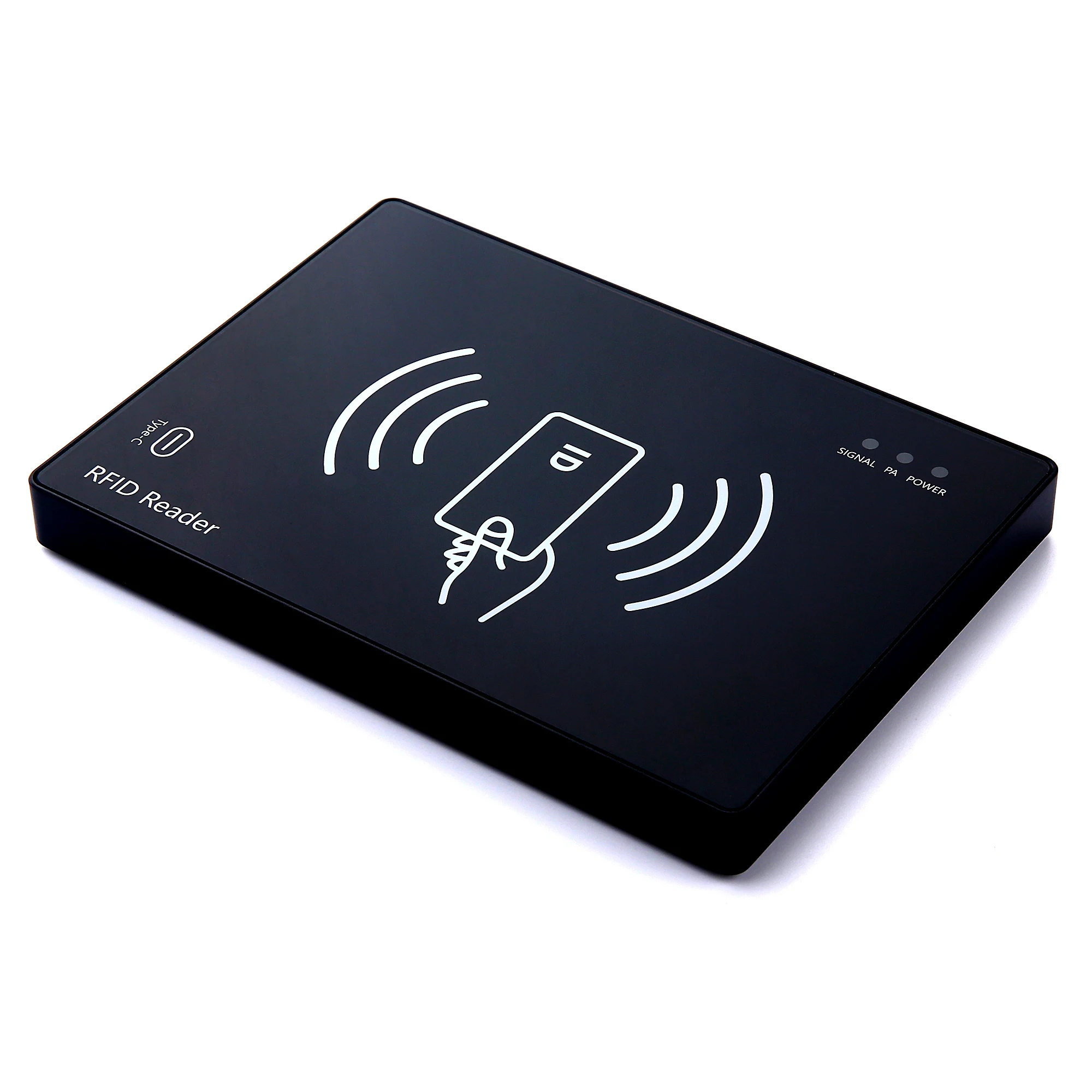 Lector de tarjetas inteligentes USB NFC sin contacto Control de acceso 125khz RFID 860-960MHz Espumadero de tarjetas de frecuencia